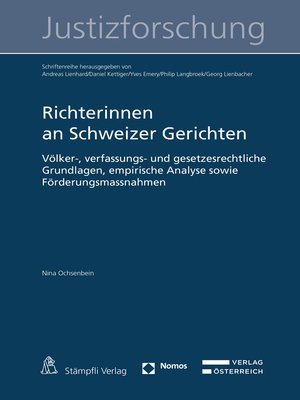 cover image of Richterinnen an Schweizer Gerichten